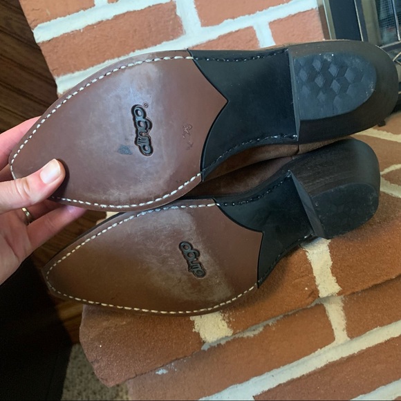 Dingo Pointed Toe Women's Cowboy Suede Boots - Picture 4 of 5